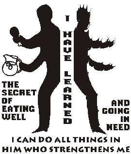 I can do all things in him who strengthens me.